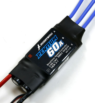 (image for) Hobbywing Pentium-60A ESC 2-6 cells lithium battery